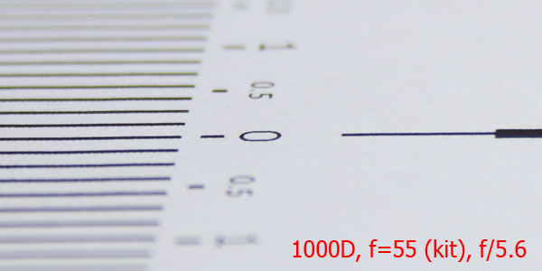Проверка объектива на бэк-фокус - Canon 1000D + EF 18-55/3.5-5.6