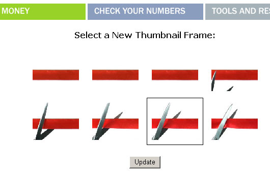 Выбор Thumbnail Frame