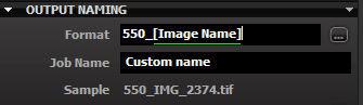 CaptureOne - Output Naming - Задание формата имени файла